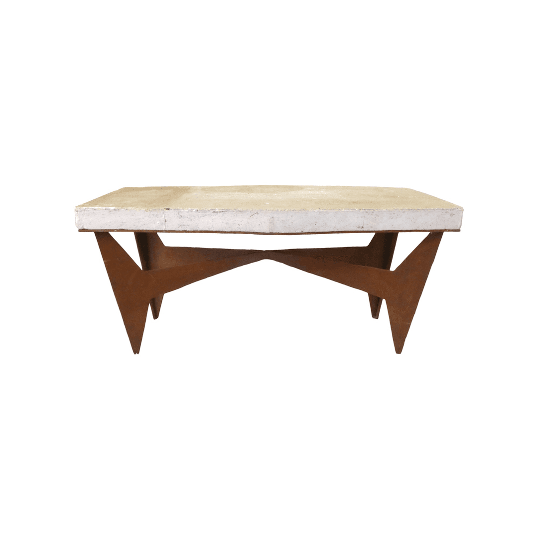 Petite Iron & Cast Plaster Stand or Table, from The Window