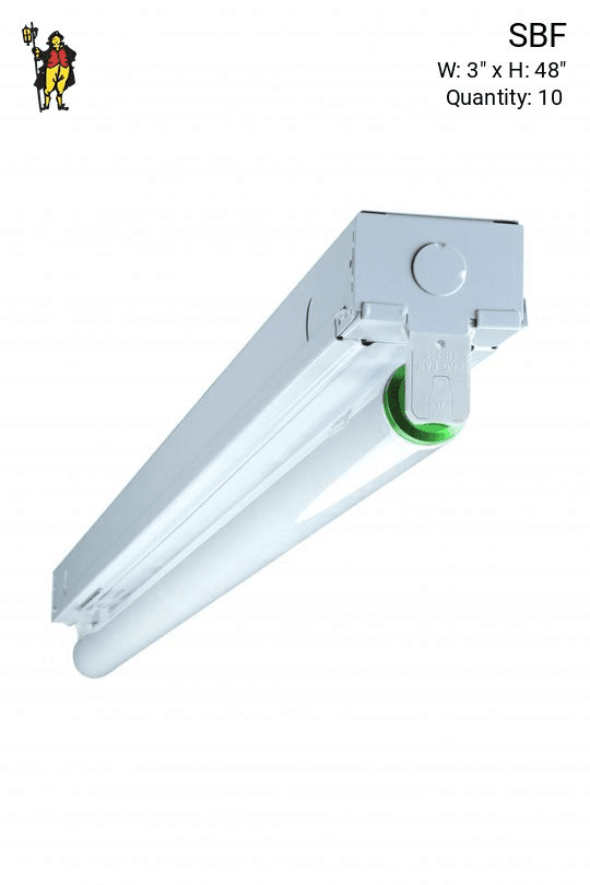 4' Single Bulb Fluorescent, SBF, from City Knickerbocker