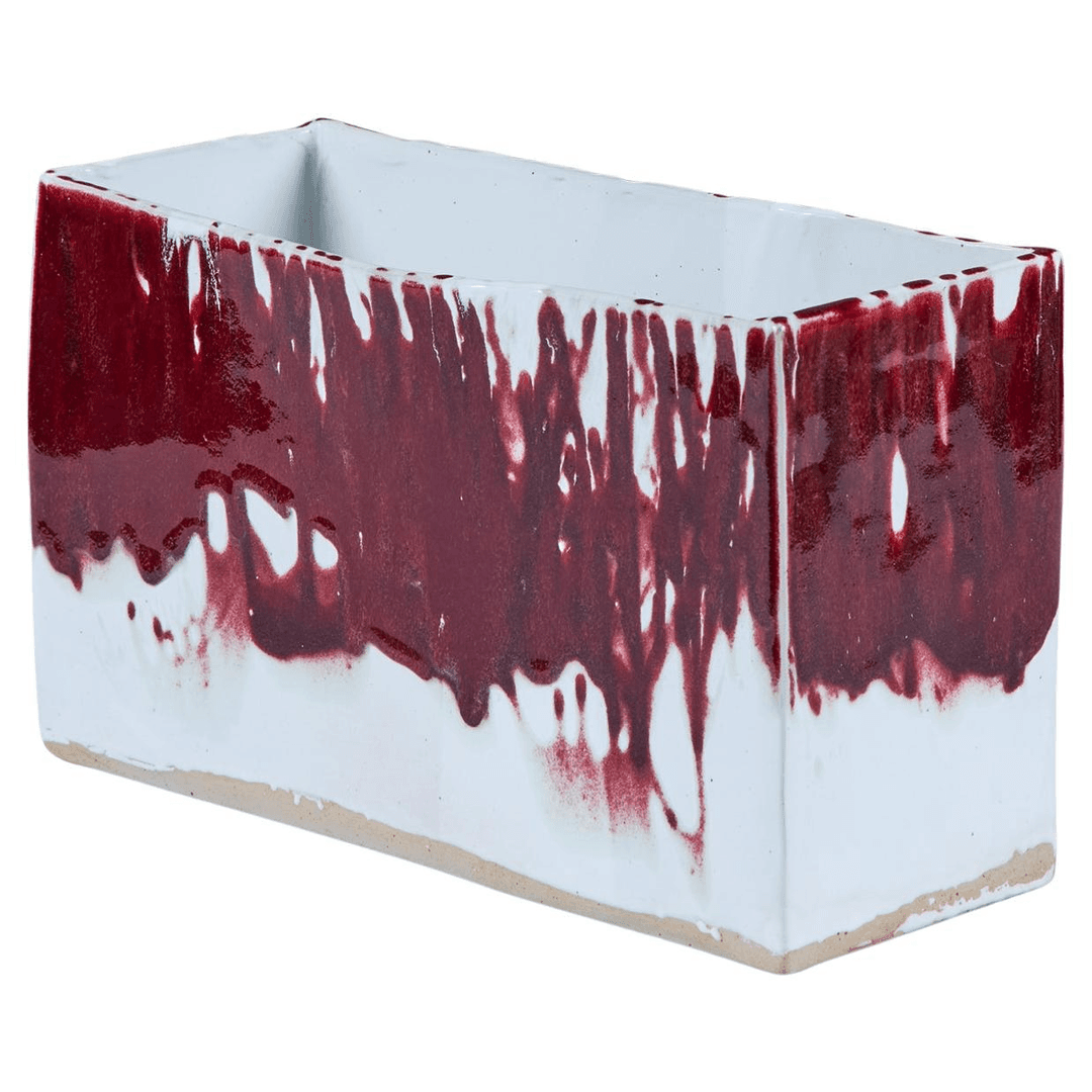 Ceramic Drip Glaze Planter, f_45700662, from DEN