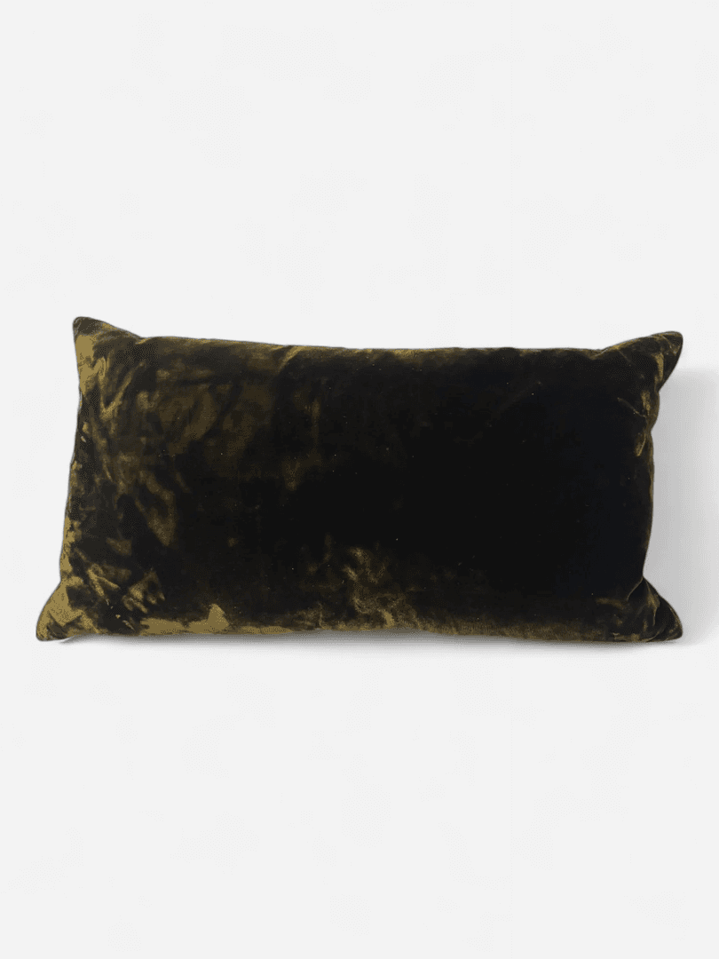 EXTRA DARK OLIVE SMALL VELVET PILLOW, SQ2144268, from Hook Props
