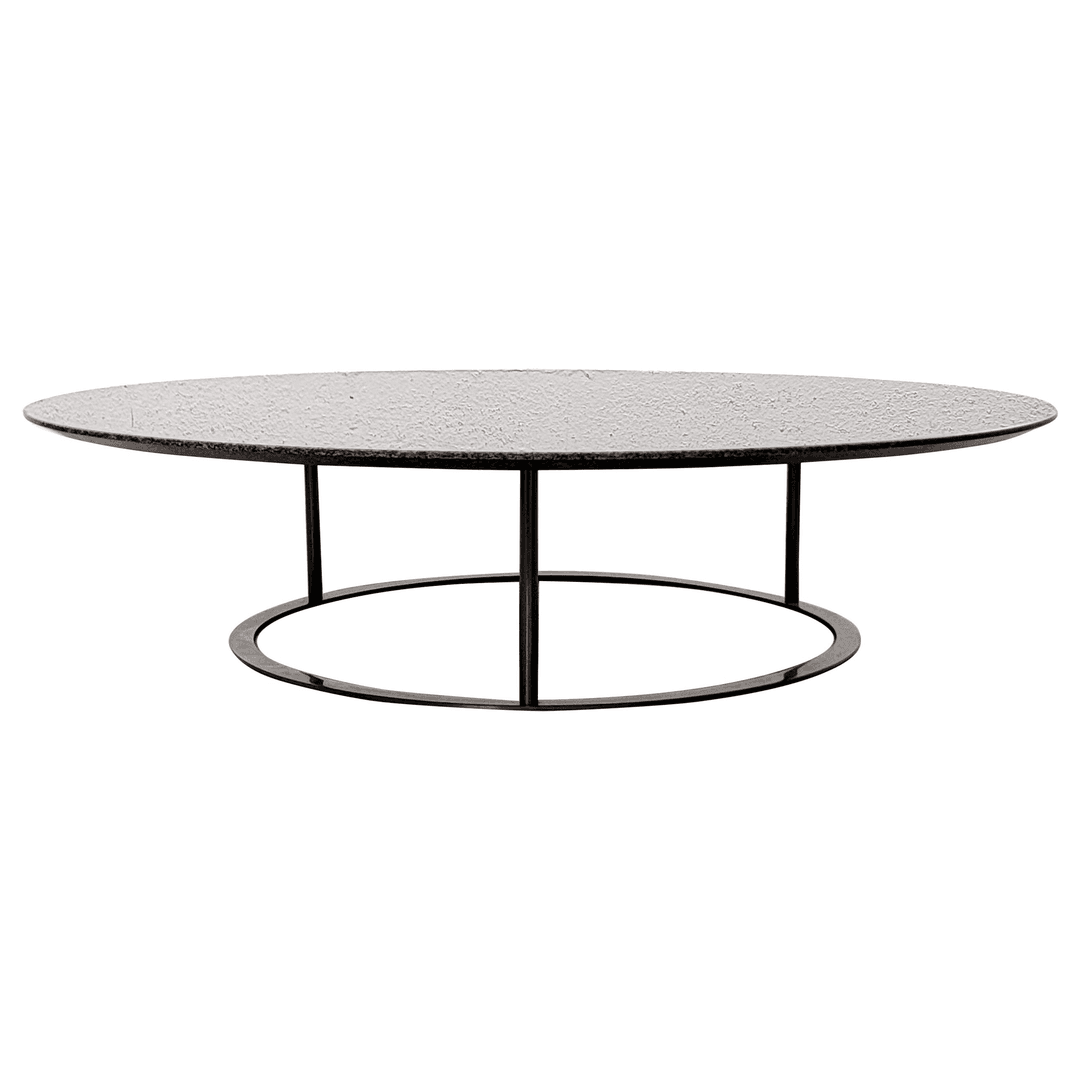 Black Granite and Iron Coffee Table by Laura Graziotti for Arflex, f_39818462, from Select Modern