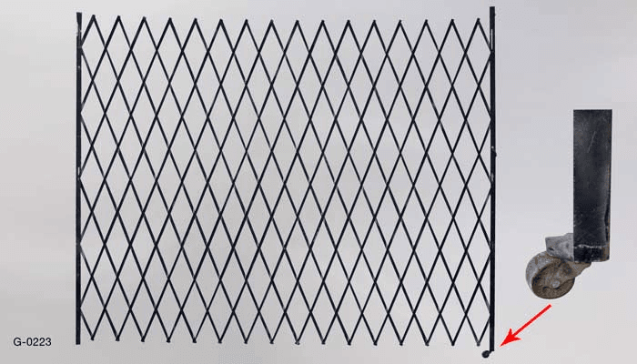 G-0223 Accordion Security Gate, G-0223, from EC Prop Rentals LLC