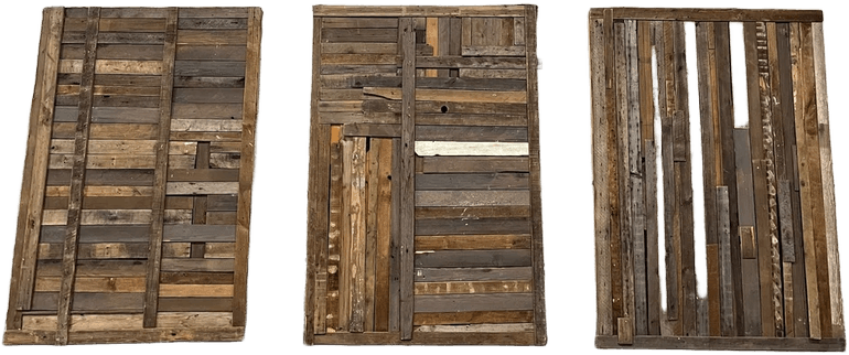 A3 Aged Wood Panel With Burlap on Reverse Side, AF026, from Primate Props